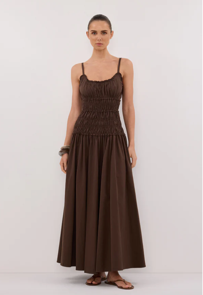 Ruched Midi Dress