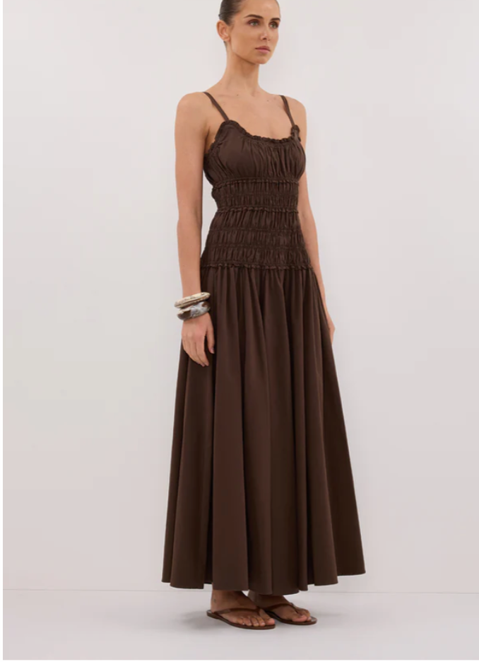 Ruched Midi Dress