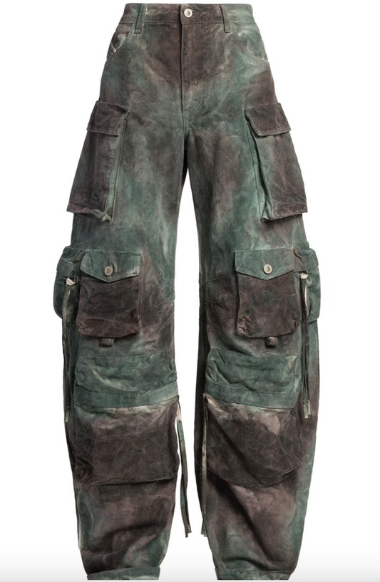 Abstract Cargo Pants